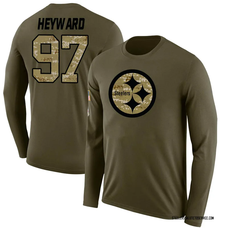 Pittsburgh Steelers Nike #97 Cameron Heyward Limited Salute To Service  (STS) Jersey