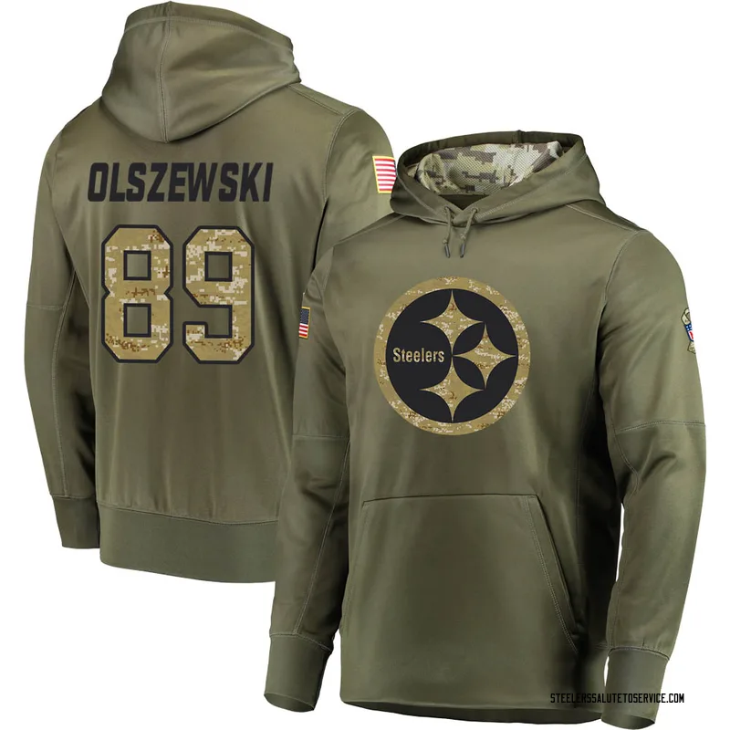 Gunner Olszewski Pittsburgh Steelers Youth Legend Olive Salute to