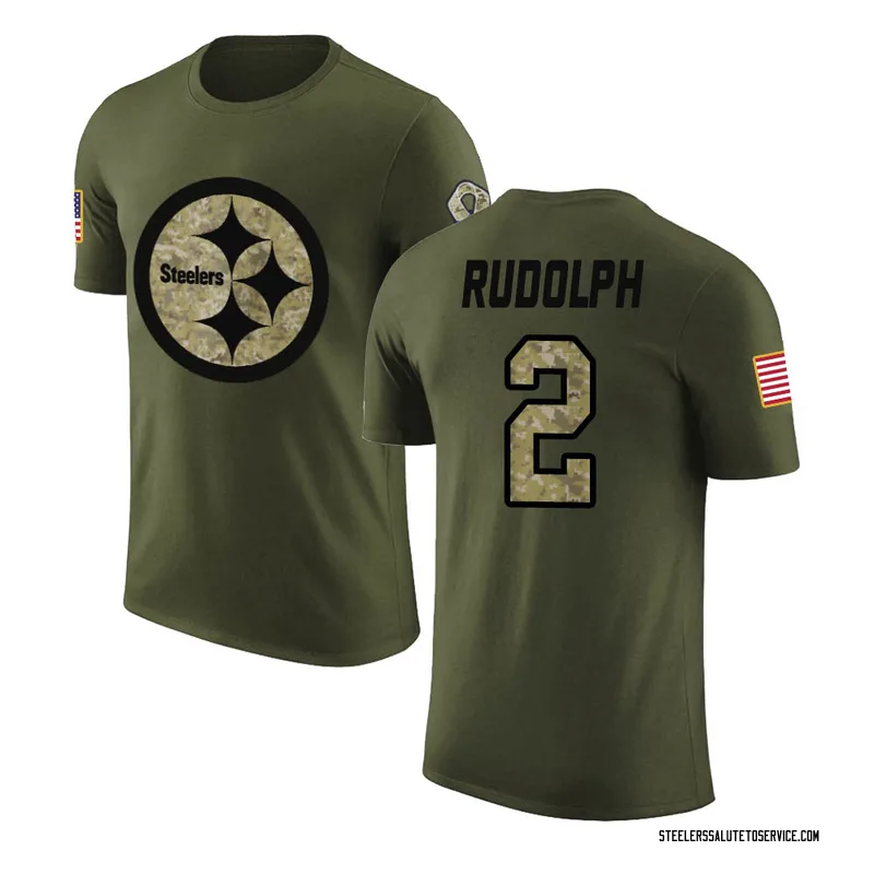 Pittsburgh Steelers Mason Rudolph Camo 2019 Salute To Service