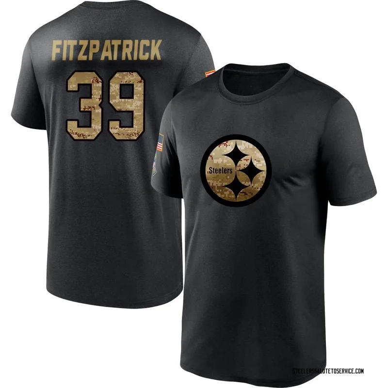 Pittsburgh Steelers Minkah Fitzpatrick 2019 Salute To Service Nfl 100 Jersey  Metallic - Bluefink